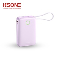 Batterie externe pour ordinateur portable 20000mAh Li-Polymère, chargeur super rapide 65W, ultra-mince, portable, avec câble Type-C, utilisation en extérieur, LED