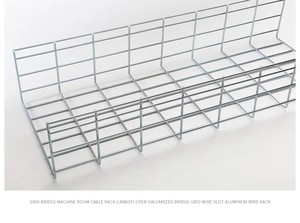 亜鉛メッキ鋼線メッシュケーブルトレイ（データセンター産業用ケーブル管理サポート） - Product Image 3