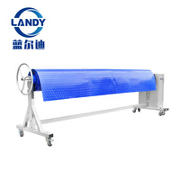 Rouleau de couverture de piscine motorisé en acier inoxydable, résistant aux UV, résistant à la corrosion, facile à installer, couverture de piscine automatique