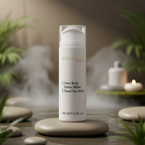H2Oleaoe Body Detox White Dead Sea Mud 100 ml para el cuidado de la piel - Product Image 3