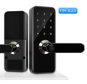 Serrure de porte intelligente SINOVO, empreinte digitale, Tuya Wifi, poignée à empreinte digitale, serrure électronique numérique pour porte en bois - Product Image 1