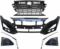 Topzonauto Nouveau Kit de Calandre de Pare-chocs Avant en Plastique 2023 2024 pour Altima S SL SV avec Fixation par Vis et Garantie d'un An