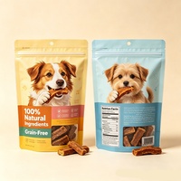 Sacs Doypack à Fermeture Ziplock en Plastique Sans BPA, Haute Barrière, pour Friandises pour Chiens, Nourriture pour Chats et Snacks pour Animaux de Compagnie, Livraison Rapide