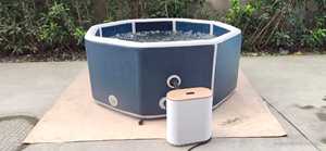 <span class=keywords><strong>Spa</strong></span> Hinchable Tricon con <span class=keywords><strong>Hidromasaje</strong></span> y Burbujas, Redondo, 14'x24'x48'', PVC, Estructura de 3 Capas, con Bomba de Filtro y Escalera, Garantía de 12 Meses - Product Image 6