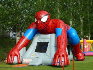 Maison de rebond commerciale de haute qualité château gonflable <span class=keywords><strong>Spiderman</strong></span> rebondissant avec toboggan - Product Image 4