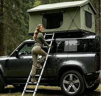 Tente de toit moderne en aluminium avec échelles télescopiques, échelles extensibles, étanches, capacité de charge de 150 kg, pour camping tout-terrain et utilisation en appartement