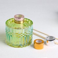 Bouteille vide en verre de diffuseur d'arôme de parfum d'intérieur de luxe personnalisée de 200ml en gros