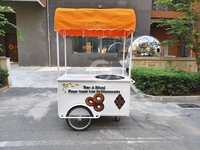 Chariot à glace roulant, Chariot de vente de glace, Chariot alimentaire, Chariot à glace en coupes, Chariot à glace roulante électrique, Chariot à glace à vélo