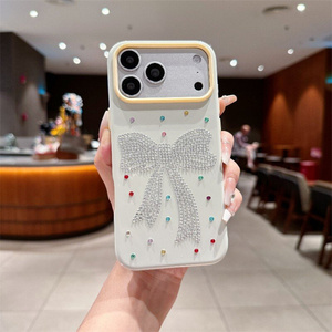 เคสโทรศัพท์มือถือลายผีเสื้อประดับเพชรระยิบระยับสำหรับ Redmi Note 15 และ Note 15 Pro ดีไซน์สวยเก๋ทันสมัย - Product Image 1