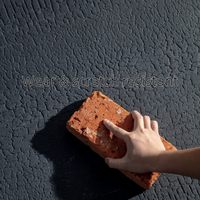 MCM Panneau de revêtement mural flexible en pierre tendre Bois carbonisé texturé Imitation Billows Stone Ignifuge Imperméable