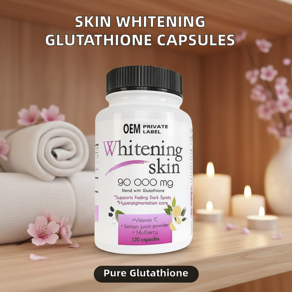 whitening glutathione tablets OEM Branded Skin Skincare Capsules with Vitamin C Antioxidant Supplements 120 Count for Adults Size:25 Grams (0.9 oz) Copper peptide Copper Peptides | Ingredient
