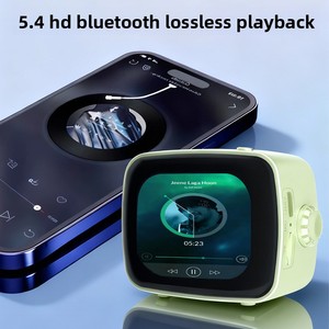 Haut-parleur intelligent avec écran, synchronisation des paroles, réveil portable, carte TF intégrée, multilingue, haut-parleur cadeau - Product Image 5