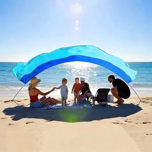 Toldo de Playa Portátil para Exteriores, Resistente al Viento y a los Rayos UV, de Secado Rápido, para las Cuatro Estaciones - Product Image 3