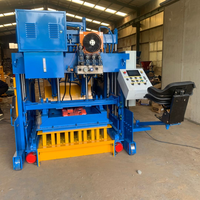 Machine de fabrication de briques et de blocs hydraulique semi-automatique intelligente RPT10-15 avec système PLC, moulage en 15-20 secondes