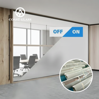Film intelligent pour verre PDLC Coast - Décoratif moderne, haute transparence, à intensité variable, contrôle électrique, isolation personnalisée pour la confidentialité