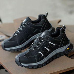 Zapatos de Trabajo con Punta de Acero de Alta Calidad OLICOM, Antideslizantes, Anti-Impactos, Resistentes a Pinchazos, Zapatos de Seguridad, Zapatos Cómodos para Senderismo, Botas de Trabajo - Product Image 1