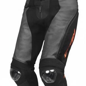 กางเกงหนังสำหรับขี่มอเตอร์ไซค์/แข่งรถ รุ่น Vendetta Evo Men ทำจากหนังวัว/หนังจิงโจ้ แบบมีรูระบายอากาศ ได้รับมาตรฐาน CE ทุกขนาด - Product Image 1