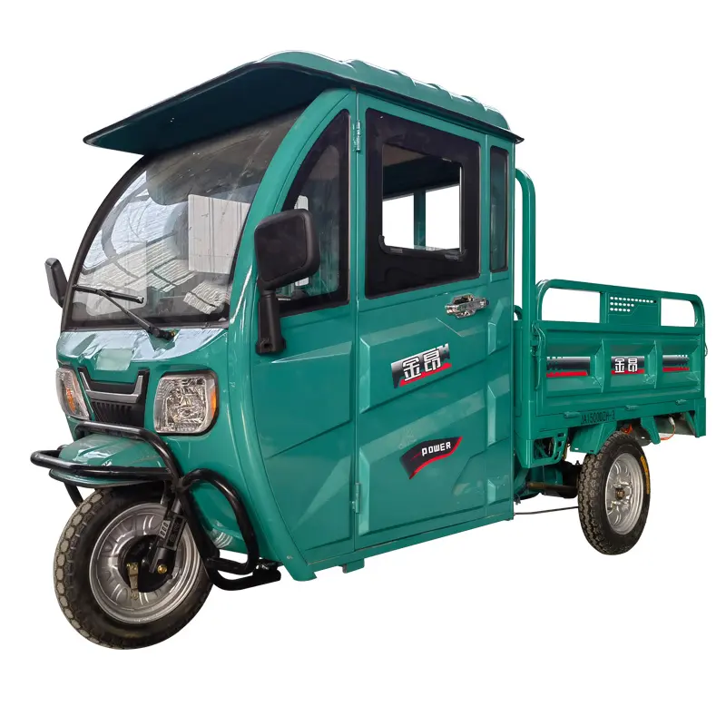 High Quality and Cheap Quality Electric Freight Tricycles 60V Cargo Brushless 3 Wheel Motorcycle 150cc Drum Brake 2 Open 50-70km