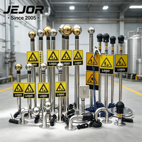 JEJOR ESD Poteau de décharge antistatique tactile antidéflagrant pour élimination des charges électrostatiques du corps humain