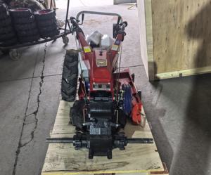 Maquinaria agrícola, tractor de dos ruedas pequeño con motor diésel de 180E/9HP, mini tractor de arrastre para labranza y arado. - Product Image 6