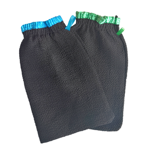 Wholesale Spa Exfoliating Bath Scrub Mitten Bath Body Scrub Mitt Moroccan <strong>Gloves</strong> <strong>for</strong> All Skin <strong>Types</strong> - Product Image 5