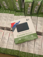 قرص صلب خارجي محمول جديد من كانفيو بسعة 4 تيرابايت، مقاس 2.5 بوصة، USB 3.0، طراز HDTB540XK3CA