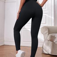 Leggings para chicas de secundaria de EE. UU., pantalones de yoga suaves para hombre, pantimedias/medias, leggings grises melange con espalda en V para chicas sexys