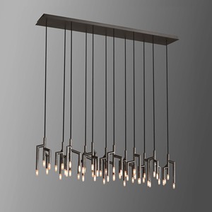 Nouveau Design Jonathan Browning Laiton Moderne <span class=keywords><strong>Rameau</strong></span> Lustre Circulaire Pour Le Salon - Product Image 4