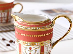 European Style Bone China Coffee Cup and English Gilt Edge Coffee Cup Set - Product Image 5