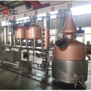 1000L (250 Gallon) rum thương mại vẫn còn đôi retort chưng cất thiết bị chưng cất chuyên nghiệp với bình ngưng Đồng - Product Image 6