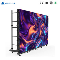 Panneau d'affichage LED de scène P2.976 pour la location, 500x500mm, armoire en fonte, toile de fond sans joint pour concerts et spectacles théâtraux