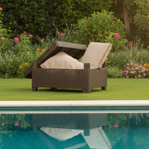 Luxury Durable Modular Round Curved Synthetic Rattan Sofa <b>Set</b> with Removable Waterproof Cushions for Outdoor <b>Patio</b> Garden - Product Image 6