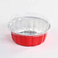 Boîte en papier d'aluminium jetable, compatible micro-ondes, biodégradable, bol doré pour la cuisson, la crème glacée, le gâteau, l'emballage de déjeuner, Tianjin