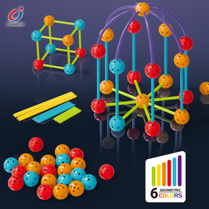 Giocattoli Educativi a Tema Pianeti Chengji, Blocchi da Costruzione Geometrici con Perline Inseribili, Blocchi 3D per Bambini - Product Image 3
