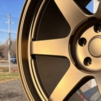 Jantes RAYS TE37 forgées 17-18 pouces 5x120 5x114.3 5x112 Bronze Concave 6 branches pour BMW E36 M3 E46 M3 E92 M3 E90 335i