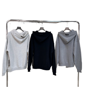 Sweat-shirt à capuche épais 100 % coton pour homme et femme, coupe ample, tricoté long, imprimé numérique, doublé, collection Automne Hiver 2026 - Product Image 1