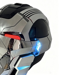 Mirror Finish <strong>Ironman</strong> <strong>Helmet</strong> with Jarvis Greetings English Commands - Product Image 4