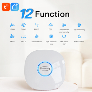 Wifi 7 In 1 Luchtkwaliteitsmonitor Toc Co2 Pm2.5 Temperatuur Vochtigheid Binnenbewakingssysteem Gasdetector - Product Image 4