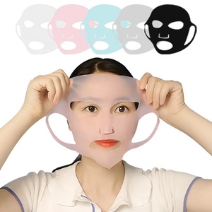 Masque en feuille d'hydrogel de glycérine en silicone de marque privée Anti-âge Nourrissant Soin du visage pour tous les types de peau Service OEM disponible - Product Image 2