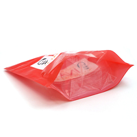 Sachet Doypack Personnalisé Brillant en PE de Qualité Alimentaire avec Fenêtre Transparente et Poignée, Emballage Refermable pour Chips, Pizza et Nouilles