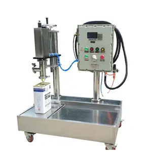 Industrial and chemical five gallon barrel filling machine for liquids