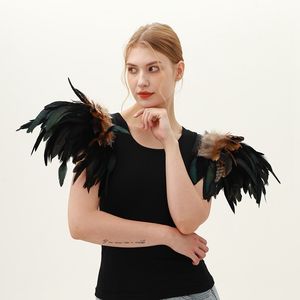 महिलाओं के बर्लस्क नृत्य पोशाक के लिए सुरुचिपूर्ण पंख कंधे लपेटें कार्निवल कैबरे प्रदर्शन-आरामदायक अनुकूलित रंग - Product Image 5