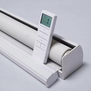 SAMADHI Stores zébrés modernes sans fil à lamelles horizontales verticales en tissu occultant pour fenêtres françaises faciles à intégrer pour la maison - Product Image 3