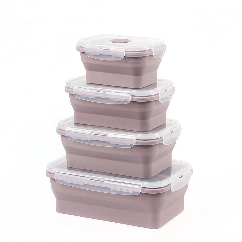 Pink [four-piece lunch box]