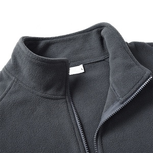 OEM service hiver vestes polaires à fermeture éclair complète 100% vestes en polyester brodé personnalisé chaud <span class=keywords><strong>polaire</strong></span> hommes veste en gros - Product Image 4