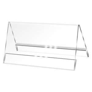 Supports de tente nominative en plastique transparent de taille personnalisée Plaques nominatives pour bureau Support de <span class=keywords><strong>plaque</strong></span> nominative en <span class=keywords><strong>acrylique</strong></span> Cadre de signalisation de bureau pour présentation sur table - Product Image 3