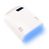 Prix usine 108W Sans Fil Pro Cure LED Lampe à Ongles avec Ventilateurs de Refroidissement Rechargeable pour Salon Professionnel Utilisation Nail Supply Logo