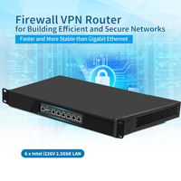 Serveur de sécurité CWWK 19 Firewall Rack PC N6005 6 x i226V 2.5GbE LAN USB3.0 HD VGA OPNsense Homelab DDR4 Rackmount