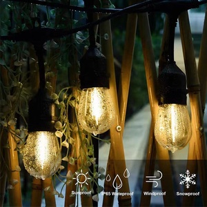 S14 Led đơn ficlamen chuỗi đèn không thấm nước cho vườn và Patio hoàn hảo cho lễ kỷ niệm ngoài trời và trang trí theo mùa - Product Image 3