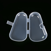 Boîte de rangement en plastique transparente, boîte en PP, vente en gros de contenants en PP, boîte de rangement rectangulaire miniature de haute qualité, vente en gros en vrac